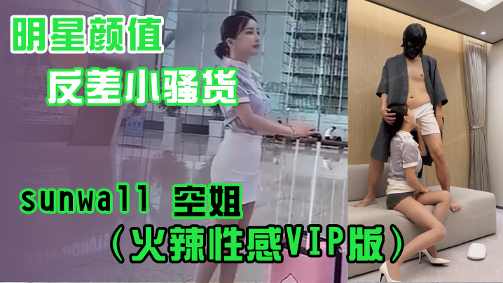 明星颜值反差小骚货sunwall空姐火辣VIP版
